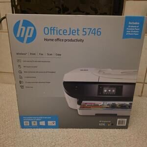 HP OfficeJet 5746 All-in-One Printer (White) Brand New Sealed